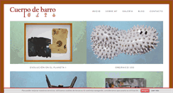 Desktop Screenshot of cuerpodebarro.com
